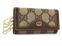 FENDI フェンディ シガレットケース ペカン柄 ブラウン系 PVC×レザー