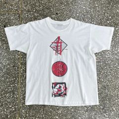 SP5DER スパイダー プリントTシャツ ロゴプリント ホワイト 半袖 