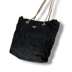 PRADA プラダ キルティングバッグ B1239 ブルー - メルカリ