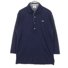 LACOSTE ラコステ ポロシャツ 七分袖ネイビー サイズ5 - メルカリ