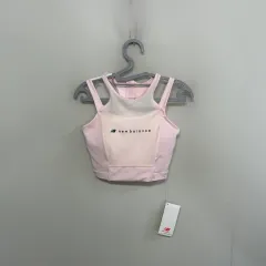 ニューバランス ノースリーブTシャツ 後ろジッパー メッシュ ウォーター クロップドトップス S 85 新品のサムネイル
