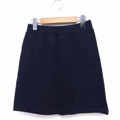 アーバンリサーチ サニーレーベル URBAN RESEARCH Sonny Label 台形スカート ミニ バックプリント スウェット コットン 綿 F ネイビー 紺 /FT32のサムネイル