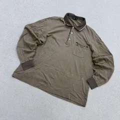 105 DAKS メンズ ハーフジップ 長袖 KARA Tシャツ 0527Yのサムネイル