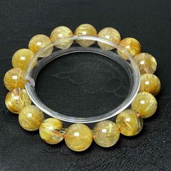 ⭐︎【天然】タイチンルチルクオーツ ブレスレット 11.5mm 38.1g 