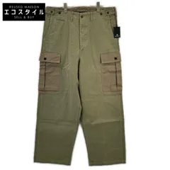 NIGEL CABOURN　ナイジェルケーボン　8052-00-50005 カーキ 40s MONKEY ヘリンボーン カーゴ パンツ　36のサムネイル