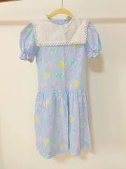 【Size 120】vintage リボン ワンピースのサムネイル