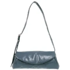 新品同様 ジルサンダー カンノーロ Cannolo Padded Grande レザー ブルー ショルダーバッグ 青 0170 JIL SANDERのサムネイル