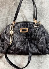 DIESEL 2way ナイロン トート ショルダー 大容量 A4収納 チャーム 