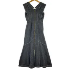 LAGUNAMOON ラグナムーン デニムワンピース sizeS/ブラックのサムネイル
