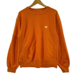 Champion チャンピオン CW-A001 REVERSE WEAVEスウェット sizeLARGE/オレンジ