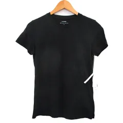 ヴィンス VINCE タグ付き カットソー Tシャツ 半袖 コットン シンプル S ブラック 黒 /KT33のサムネイル