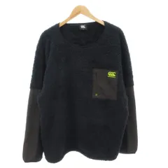 カンタベリー CANTERBURY トレーナー フリース ボア プルオーバー ロゴ 3L 紺 ネイビー /FFのサムネイル