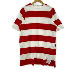 MILKFED. ミルクフェド ボーダー カットソーワンピース sizeONE SIZE/ホワイト×レッドのサムネイル