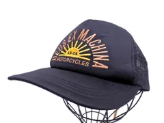 新品 Deus Ex Machina デウスエクスマキナ DMP237779 SUNFLARE TRUCKER サンフレアトラッカー メッシュ キャップ sizeO S/黒 ■■ メンズのサムネイル
