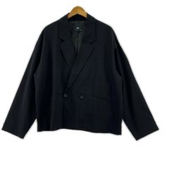 極美品✨】HARE イージーギャバ ダブルジャケット ブラック Mサイズ