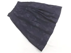 Viaggio Blu ビアッジョブルー タック ジャガード ロング スカート size1/紺 ■◇ レディースのサムネイル