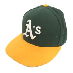 ニューエラ NEW ERA キャップ 帽子 59FIFTY アスレチックス 7 1/8 緑 グリーン ■GY28 ☆AA★