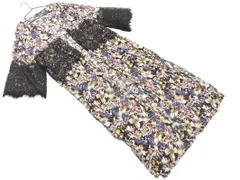 loaf ロフ オズモーシス 花柄 レース ロング カーディガン sizeONE/黒 ■◇ レディースのサムネイル