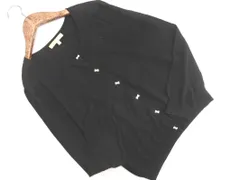 PROPORTION プロポーション ボディドレッシング リボン ビジュー カーディガン size3/黒 ■◇ レディースのサムネイル