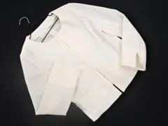 Karl Park Lane カールパークレーン ノーカラー ジャケット size9/オフホワイト ■◇ レディースのサムネイル