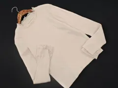 PROPORTION プロポーション ボディドレッシング リネン混 リブ ニット セーター sizeM/オフホワイト ■◇ レディースのサムネイル