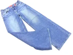 新品 BEAMS ビームス USED加工 デニムパンツ size23/青 ■■ レディースのサムネイル
