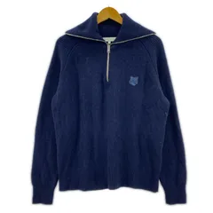 MAISON KITSUNE メゾンキツネ LM00807KT1093 ウール混ニット sizeS/ネイビーのサムネイル