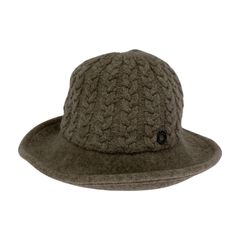 Borsalino ニットハット ブラウン - メルカリ