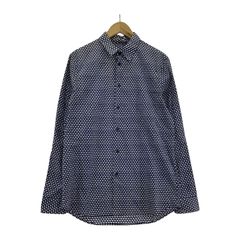 美品/メンズ38】サンローラン パリ スター柄 星 エディ 長袖シャツ 黒