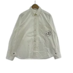 uniform experiment ユニフォームエクスペリメント UE-210031 ドリップ加工 ボタンダウン長袖シャツ size1/ホワイトのサムネイル