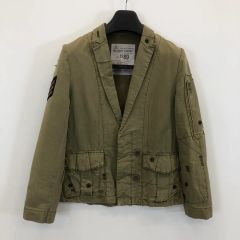 CHEAPANDCHIC テーラードジャケット パッチワーク カーキ CHEAPANDCHIC テーラードジャケット パッチワーク カーキ | Mercari