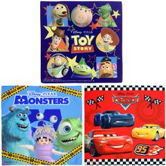丸眞 런치크로스 3매 세트 흡수속건 항균 방취 가공 Pixar 픽사 토이·스토리