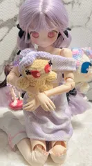 1/4サイズドール服　オフショルセットアップのサムネイル