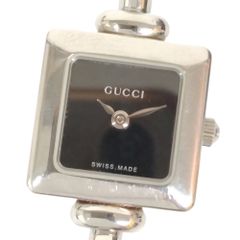 美品/稼働】 GUCCI シルバー 1900L スクエア バングルウォッチ - メルカリ