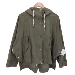 ザラ ZARA ミリタリーフーデッドパーカー レディース import：M 