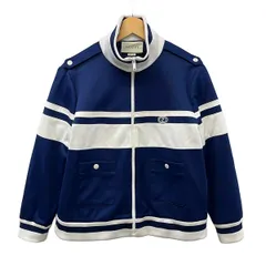 GUCCI(グッチ) ブルゾン サイズL レディース美品  - 634822 XJCZ7 ネイビー×白 長袖/春/秋のサムネイル