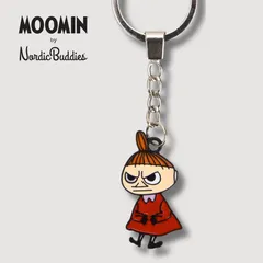 【匿名配送料込】ムーミン ビッグキャラクター キーリング / リトルミイ（おこりんぼ）/ ノルディックバディズ / ムスッとのサムネイル