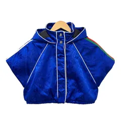 GUCCI(グッチ) ブルゾン サイズ38 S レディース美品  - 714856 ZALFR ブルー×グリーン×レッドのサムネイル