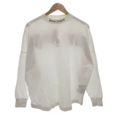 パームエンジェルス PALM ANGELS 21SS CLASSIC LOGO OVER L/S TEE Tシャツ S 長袖 ロゴプリント モックネック 白 ホワイト PMAB001S21JER001 /FF ■GY18のサムネイル