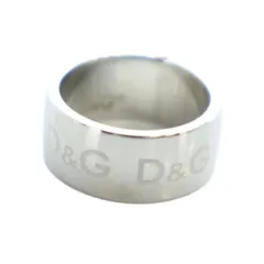 ディー&ジー ドルガバ ドルチェ&ガッバーナ D&G リング アクセサリー 指輪 ロゴ刻印 11号 シルバー色 ■GY04 /MQのサムネイル