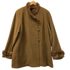 サガミンク 銀サガ コート ハーフ丈 ブラウン【AFG1】 - メルカリ