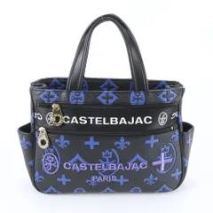 新品同様 カステルバジャック クレア ドライビング トートバッグ レザー ハンドバッグ 本革 ブラック 黒 レディース ERM EC14-5【中古】のサムネイル