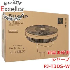 [bn:8] SHARP　プラズマクラスター扇風機　PJ-T3DS-W　ホワイト