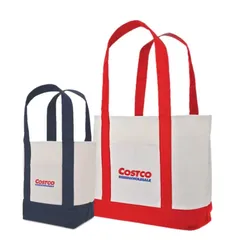 コストコ キャンバス トートバッグ 2個セットのサムネイル