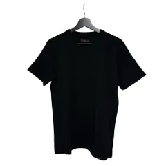 TETE HOMME テットオム Vネック Tシャツ 消臭糸 ケーブル ジャガード L 黒 ブラック 1021362041 /MZのサムネイル