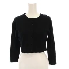 ヨーコチャン YOKO CHAN カーディガン ニット ショート丈 七分袖 36 黒 ブラック YEN-118-001 /YMのサムネイル