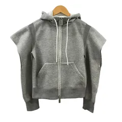 Sacai(サカイ) パーカー サイズ1 S レディース美品  スポンジスウェットフーディ 26-08345 グレー 長袖のサムネイル