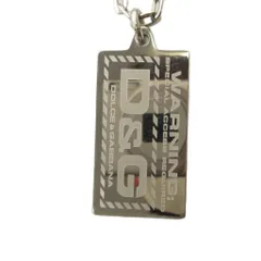 ディー&ジー ドルガバ ドルチェ&ガッバーナ D&G ネックレス アクセサリー ペンダント ロゴ シルバー色 ■GY17 /MQのサムネイル