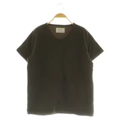 トローヴ TROVE S/S刺繍半袖ニット Tシャツ ウール混 40 ブラウン /MY ■OS ■ADのサムネイル