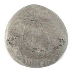 美品✨ヴィヴィアンウエストウッド　サマーニット帽　オーブ　透かし編み　S～M 美品✨ヴィヴィアンウエストウッド サマーニット帽 オーブ 透かし編み